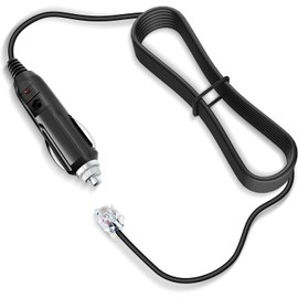 K-MAINS Car Power Charger Compatible with Escort Solo S4 Cordless Detector Supply Cord