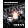 QAGGUM 25 Inch 6AN Power Steering Hose Kit Compatible with