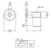 PARCO Sleeve Nuts M8 x 23 mm Hexagon Socket Screw