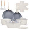 KOCH SYSTEME CS 17pcs Pots and Pans Set Non Stick,