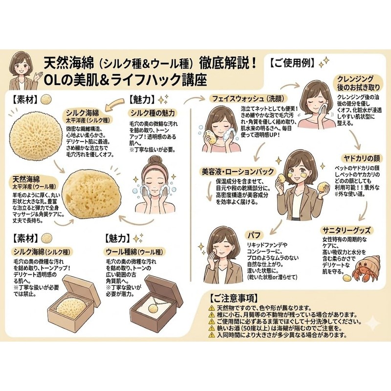 Re:lux Wool Sponge, Commercial Use, Natural Sponge, 2.0 - 2.4