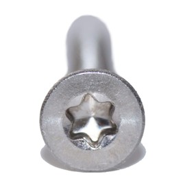 Countersunk Screws with Hexalobular Socket M6X16 TX30 6 Pieces ISO 14581 A2 Stainless Steel Rustproof Countersunk Head Screw