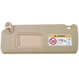 Left Driver Side Sun Visor Fit for Lexus GX460 2010-2023 for Toyota Land Cruiser Prado KDJ155 /KDJ150 2009-2023 Replace Part Number 74320-0G030-A0,Beige (Left Driver Side)