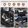 Kaskawise 31.5"x21.6" Car Ceiling Cargo Net-Fits Cars with Three Handles,Double-Layer