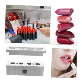 Minkissy Maker Diy Lipstick Kit 4 Holes Aluminum Mold Lip Gloss Diy Portable Tool