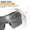 YENPK 6 Pack Safety Glasses, ANSI Z87.1+UV Protective Eyewear, Impact