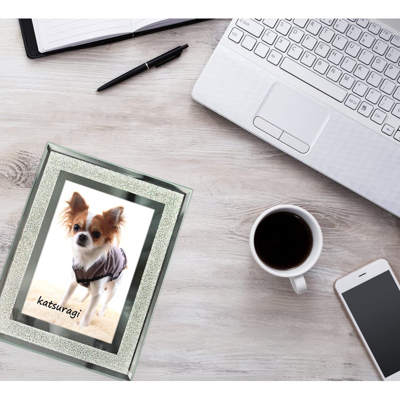 Photo Frame, L Size, Stylish, 2 Pieces, Tabletop, Living Room,