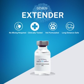 Dr. Orchard's RTU Canine Semen Extender for Dogs - 3 Day - 20ML - Long Term Canine Semen 20ML - Protects Dog Sperm During Shipping or Storage, No Mixing Required