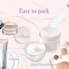 Leak-Proof DIY Travel Airless Pump Jar, 15/30/50ml Refillable Vacuum Bottle