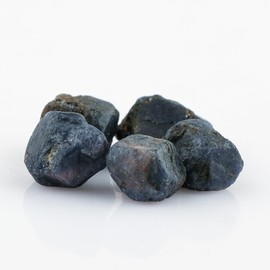 CRYSTALIS Assorted 5pcs Natural Blue Sapphire Loose Gemstone Wholesale Bulk Rough Jewelry Making Supply, Chakra & Healing Raw Stones, Wire Wrapping, DIY, Gem Collection