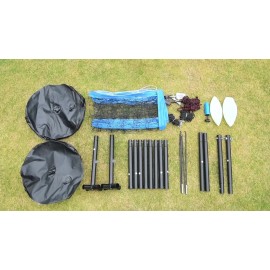 Haokelball Volleyball Net Portable Volley Ball Net for Backyard Swimming Pool Outdoor LED