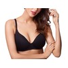 WonderBra Back and Side Smoothing Spacer Wireless Bra, Black, 34D