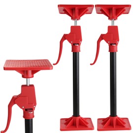 2 Pack Adjustable Support Pole – Cabinet Jacks for Installing Cabinets, Telescoping Third Hand Jack Rod Extends from 17" to 25", Supports Up to 160 lbs