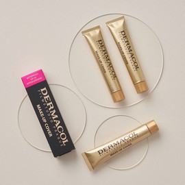 Dermacol Makeup Cover Foundation + White Magic Pore Primer 2-piece set / 더마콜 메이크업커버 파운데이션 + 화이트매직 모공프라이머 2종 세트