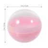 JECOMPRIS 50pcs Translucent Macaron Color Shells 2in Empty Vending Machine
