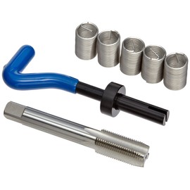 E-Z Lok EK51220 Metric Helical Threaded Insert Kit, 304 Stainless Steel, M16-1.5 Thread Size, 32 mm Installed Length (Pack of 5), Silver