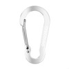 Carabiner Keychain,Aluminum D-ring Locking Carabine D-Shape Lock Snap Backpack Water
