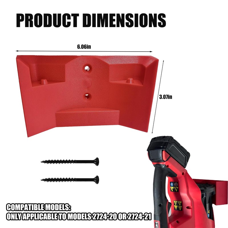 Fuel Leaf Blower Wall Mount for MIL M18, Leaf Blower
