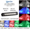 Wave One Marine 8" LED RGBW Surface Mount Courtesy Internal