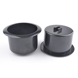 luzen 2 Pcs Black Plastic Recliner-Handles Replacement Cup Holder Insert for Sofa Boat Rv Couch Recliner Car Truck Poker Table