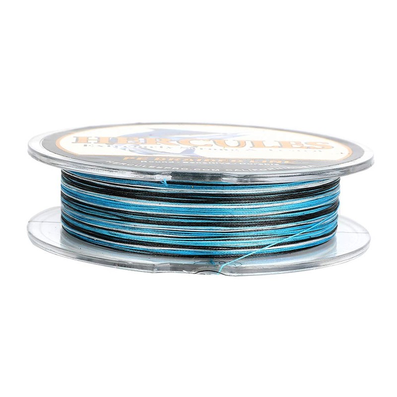 HERCULES PE Line Fishing Line, 8 Strands, 15 Colors, Strong