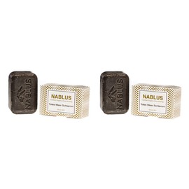 Set of 2 Nablus Chilli Soap Dead Sea Mud, Handmade and Palmölfrei, 2 x 100 g