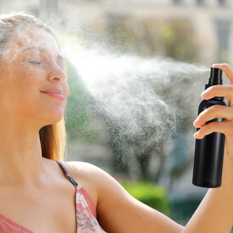 30 Pack Black Empty Spray Bottles, 4oz Plastic Fine Mist