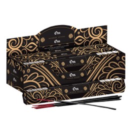 Punto Aroma - Incienso - Ingredientes Naturales - Tiempo de combustión de 35 a 40min - Contenido: 6 Cajas con 20 varitas de Incienso Cada una - Om