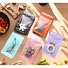 Rimiko 100pcs Clear Ziplock Bags, Resealable Sample Bags, Small Plastic