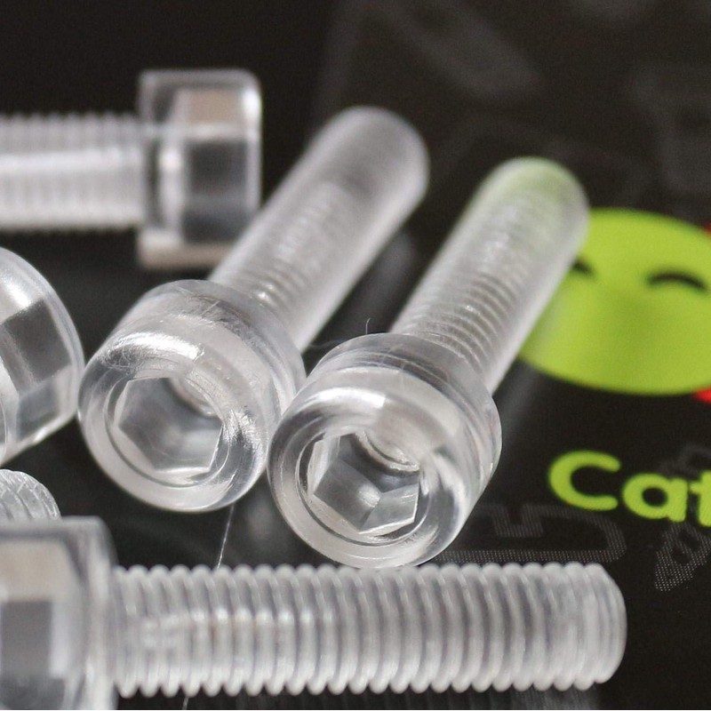 50 x Polycarbonate Allen Head Hex Head Plastic Machine Screws