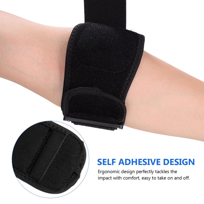FRCOLOR Sports Padded Elbow Sleeves 4 Pack Elbow Wraps Tennis