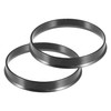 ACROPIX 70.1mm to 66.1mm Universal Car Hub Centric Rings Black