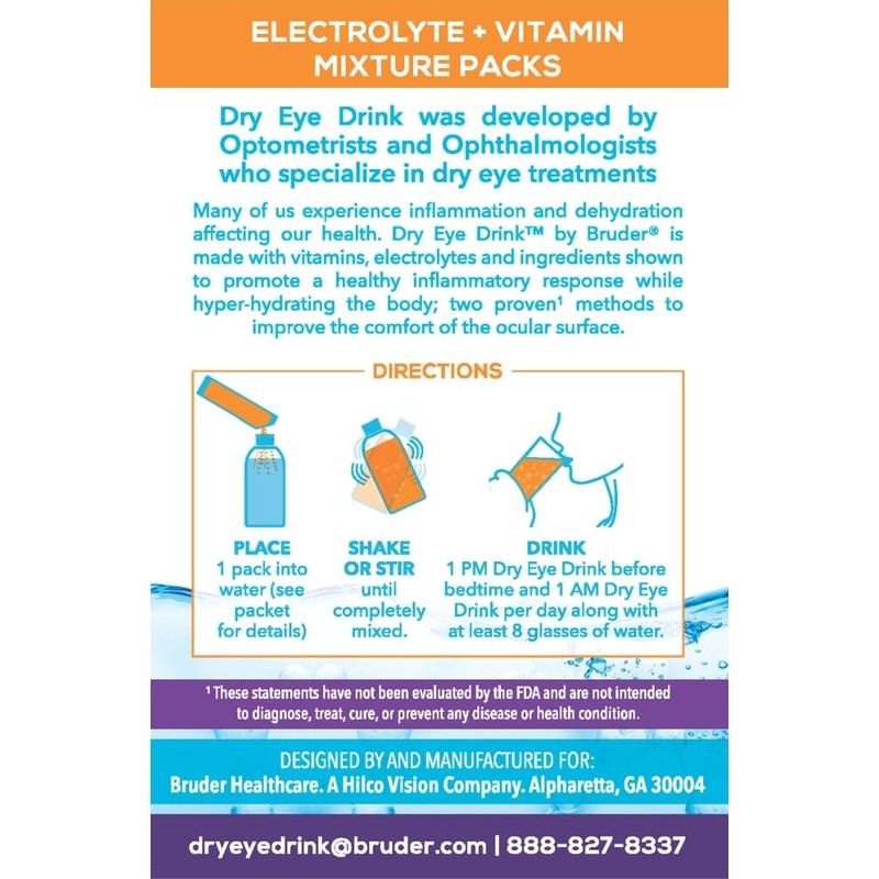 The Dry Eye Drink l Ultimate Hydration for Dry Eyes