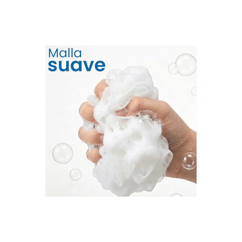 Triko Set Piezas Esponja Malla Baño 60g Lufa Ducha Exfoliante