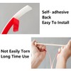 Silver 10mm*6m, Decorative Caulk Strip, Mold Resistant Self-Stick Ceramic Tile
