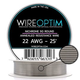 WIREOPTIM - 22 AWG - Nichrome 90 Resistance Wire - 25 Feet
