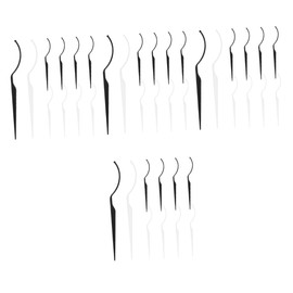 FOMIYES Sets False Eyelash Displaying Tool Eyelash Applicator Acrylic Holder Reusable Lash Display Sticks for Cosmetics Pcs