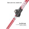 Aluminium Alloy Trekking Poles 5 Sections Collapsible Hiking Walking Climbing