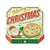 Sanrio JX 12-4 108006 Christmas Greeting Card, Message Card, Pizza