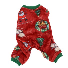 Pet Christmas Costume Soft Flexible Breathable Good Looking Funny Novelty Clothes for Dogs and CatsL