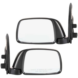 Garage-Pro Side Mirrors, Driver & Passenger Side for Toyota Tacoma 1995-2000, Textured, Car Vanity Mirror