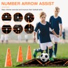 Football Training Mat,60x90cm Football Footstep Training Mat Football Mastery Mat