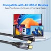 PNGKNYOCN USB C to USB C Cable 240W 0.5M,90 Degree