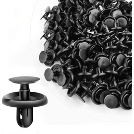 TAORAYO 100pcs 7mm Hole Diameter For Toyota Push Engine Under Cover Retaining Clip Hole Rivet Fastener Mud Flap Nylon Bumper Fender Clip Fender Clip Fastener For Toyota