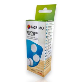 DL-pro Descaling Tablets for 2 Applications for Bosch Tassimo 311909 TCZ6004 Coffee Machines with DL-pro Cleaning Brush