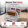 Fireproof Document Bag, 12 Multi Layer Important Document Organizer, Fireproof