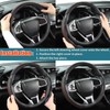 West Llama 3PCS Leather Auto Steering Wheel Cover for 99%