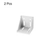 sourcing map 2Pcs Inside Corner Bracket Gusset, 78x78x79mm 8080 Angle