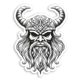 2 x 10cm Viking Warrior Vinyl Stickers - Norway Zombie Soldier Dad Brother Boyfriend Sticker #70800
