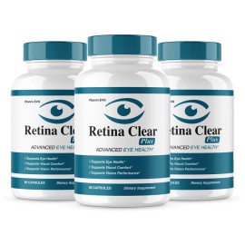 (3 Pack) Retina Clear Plus Capsules, RetinaClear Eye Health Support 180 Capsules
